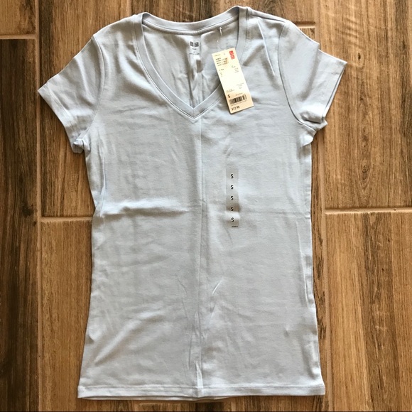 Uniqlo Tops Uniqlo Supima Cotton Vneck Tshirt Poshmark